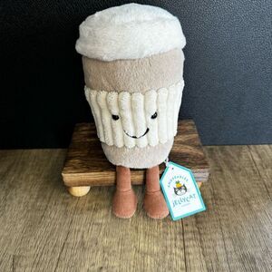 Jellycat Coffee To Go Plush NEW Fast Ship